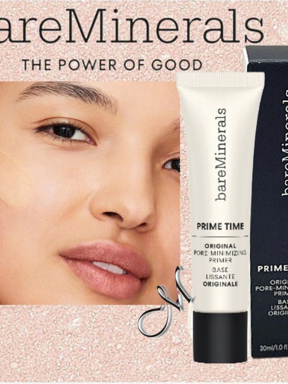 Baremineral Prime Time Original Pore-Minimizing Primer - Creme 30 ml NIB